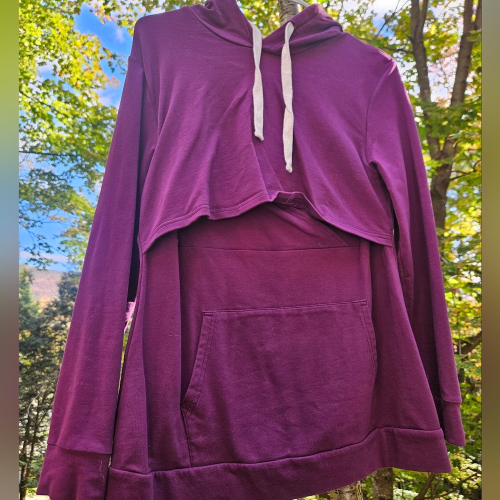 Purple hoodie